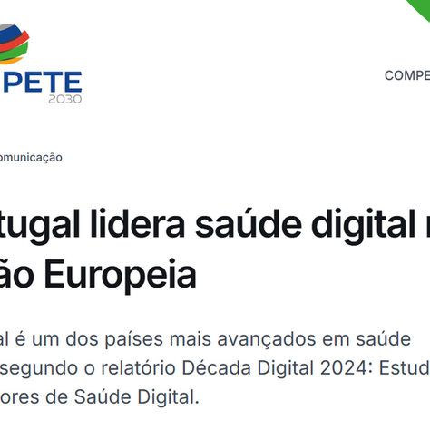 Portugal Lidera Saúde Digital na União Europeia: Um Exemplo de Inovação e Futuro