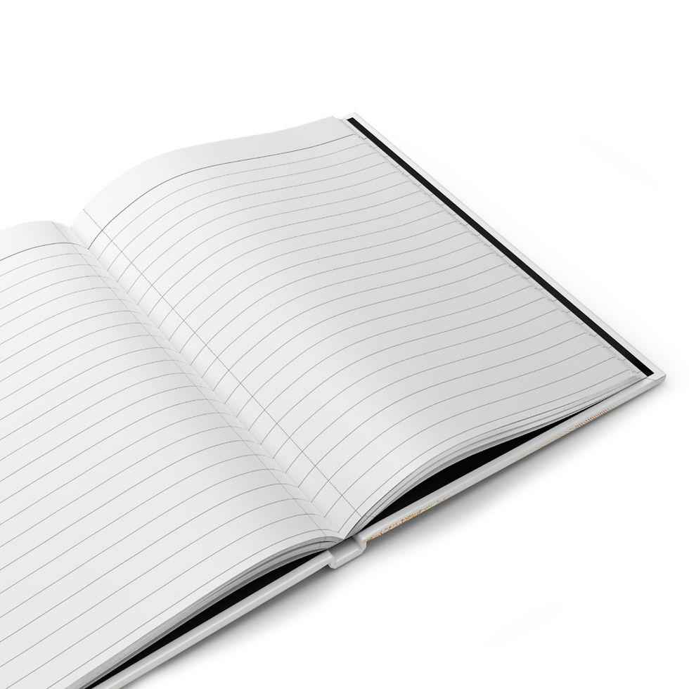 Thumbnail: Becoming Intentionally Hardcover Journal — 180 Life Coach Reflection Notebook