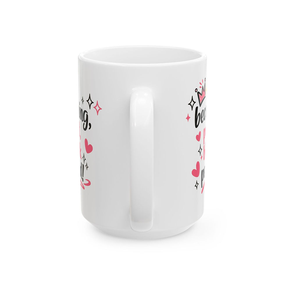 Thumbnail: Point Blank Period Mug – Inspirational Quote Coffee Cup (11oz, 15oz)