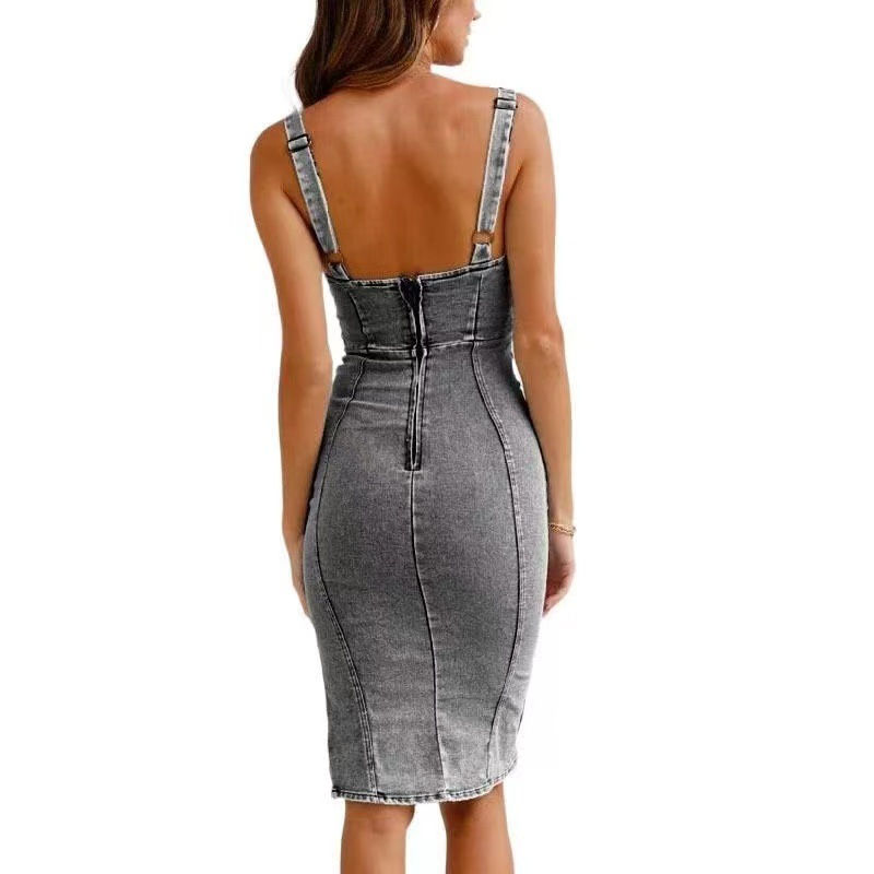 Thumbnail: New European and American Cross-Border Amazon U-Neck Distressed Casual Style Sus