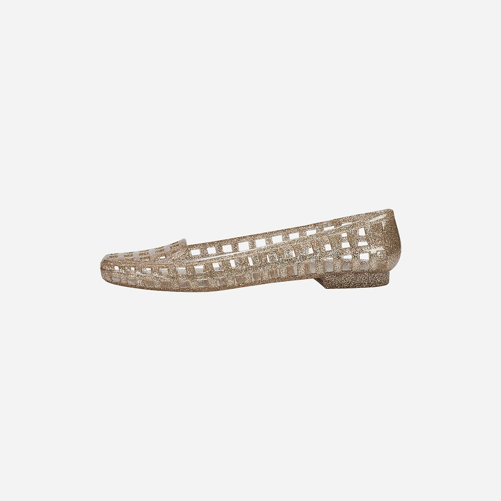 Thumbnail: Shallow-Mouthed Single Shoes, Crystal Pvc Outdoor Casual Square-Toe Sandals, Sli