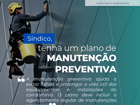 Plano de Manutenção Predial Preventiva Conforme a NBR 16747
