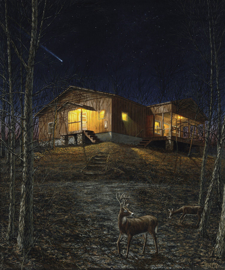 Artist's Retreat 20" x 24" Canvas Reproduction