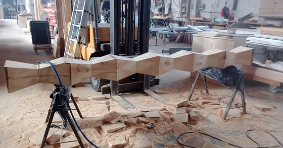 Proceso de fabricación de Figura escultórica personalizada de madera