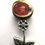 Thumbnail: Sterling Silver Flower Pendant with Ladybird Ceramic Bead