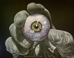 Self-Portrait (Hand & Eye) II