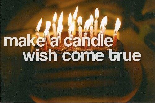 Make a candle wish