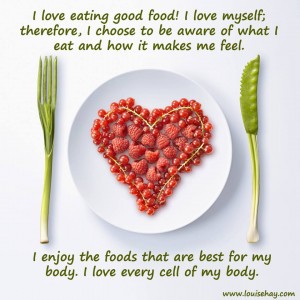 I love eating good food