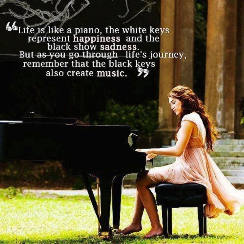 Life is like a piano