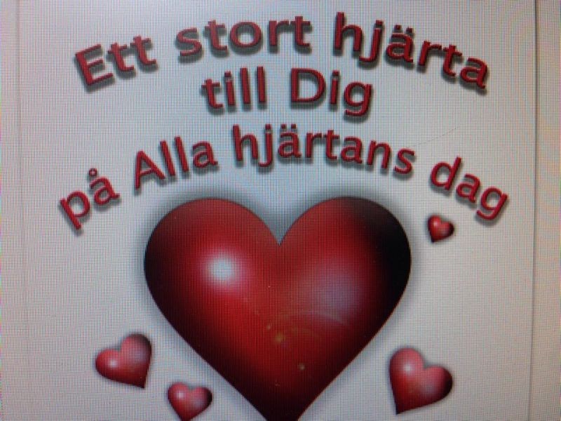 Hjärta på alla hjärtans dag