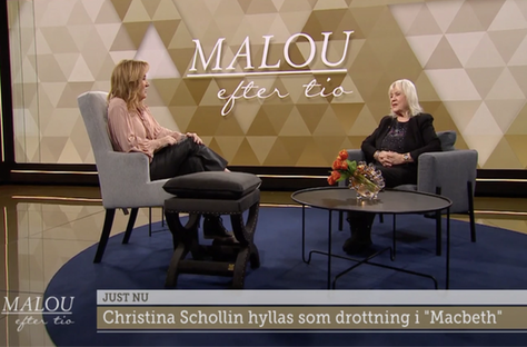 Malou intervju om Dramaten