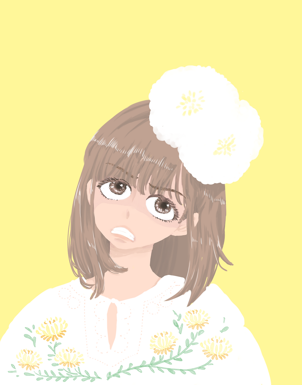 お花と苦虫