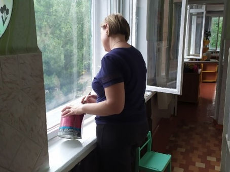 В «Ладушках» проводятся ремонтные работы