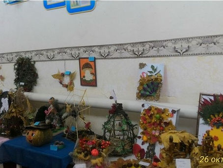 Осенние поделки в Молодогвардейском детском саду