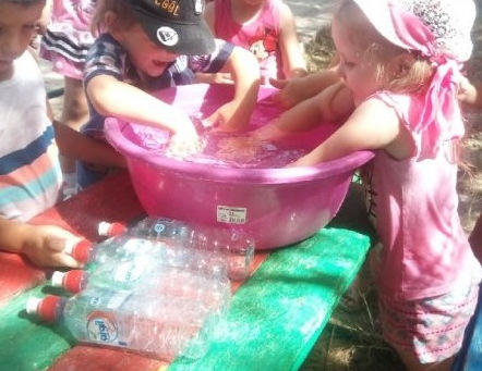 Веселые игры с водой