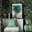 Thumbnail: Mind the Gap Green Linen Cushion