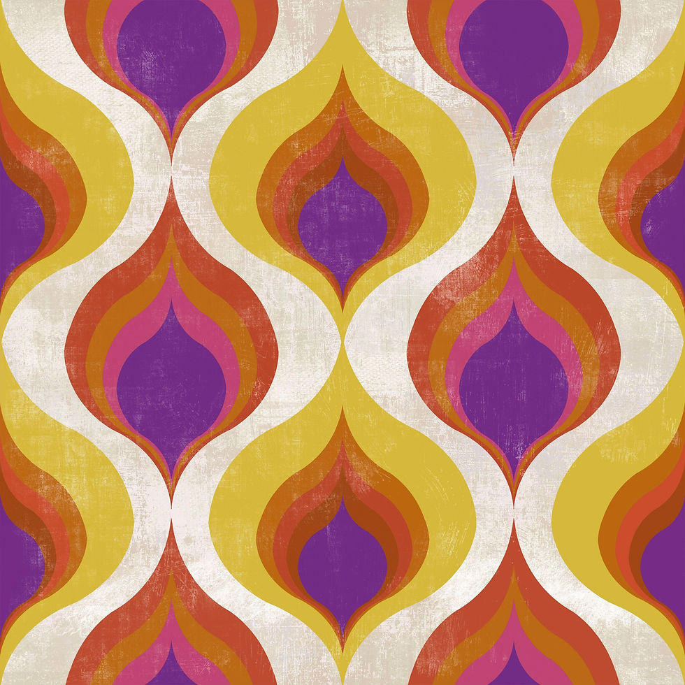 60's pattern wallpaper