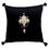 Thumbnail: Mind the Gap Manor Gemme Velvet Embroidered Cushion