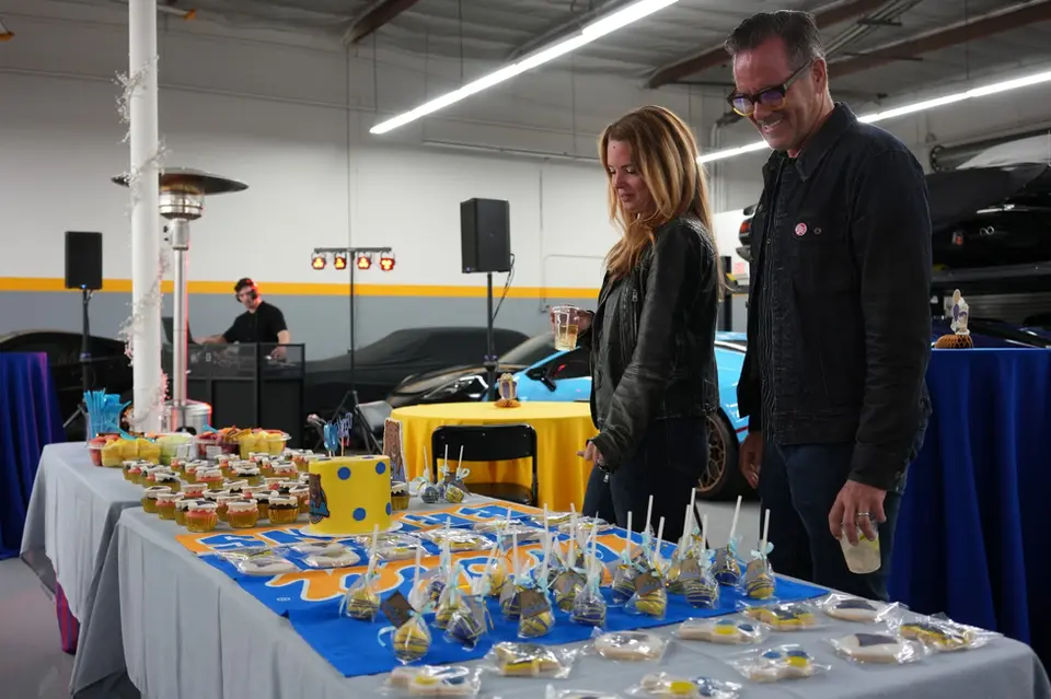 Couple Having Fun at So Cal Classic Car Venue