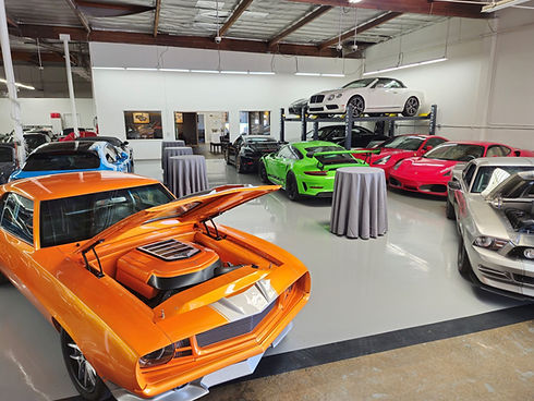 Event Space at So Cal Classic Car Venue
