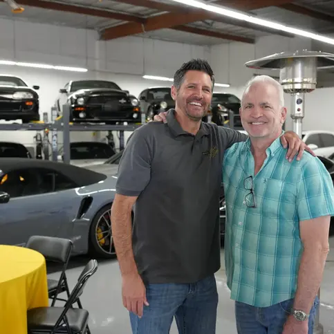 People at So Cal Classic Car Venue