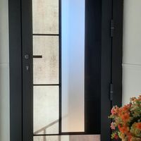 porte d'entrée aluminium et verre
