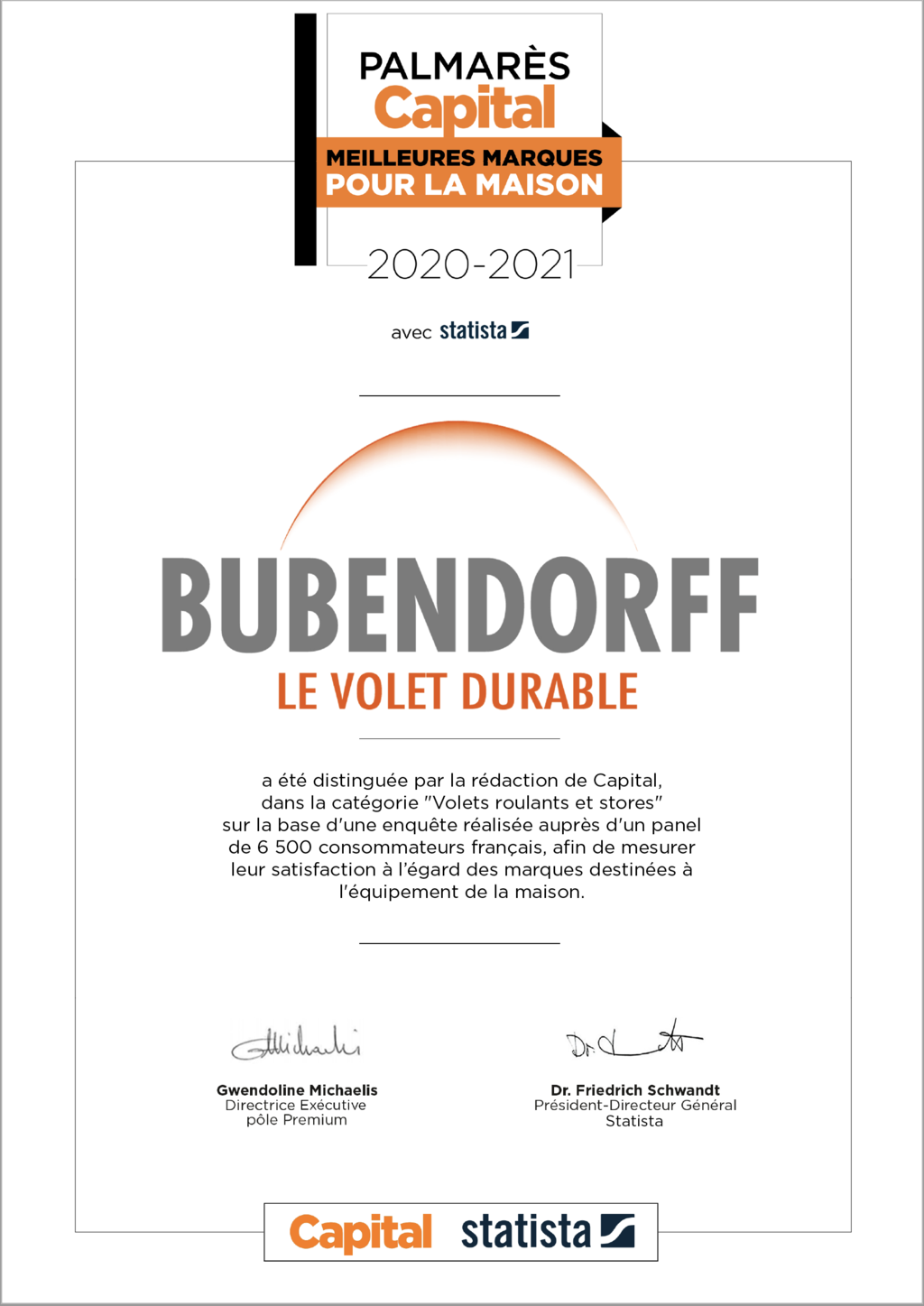 volet bubendorff