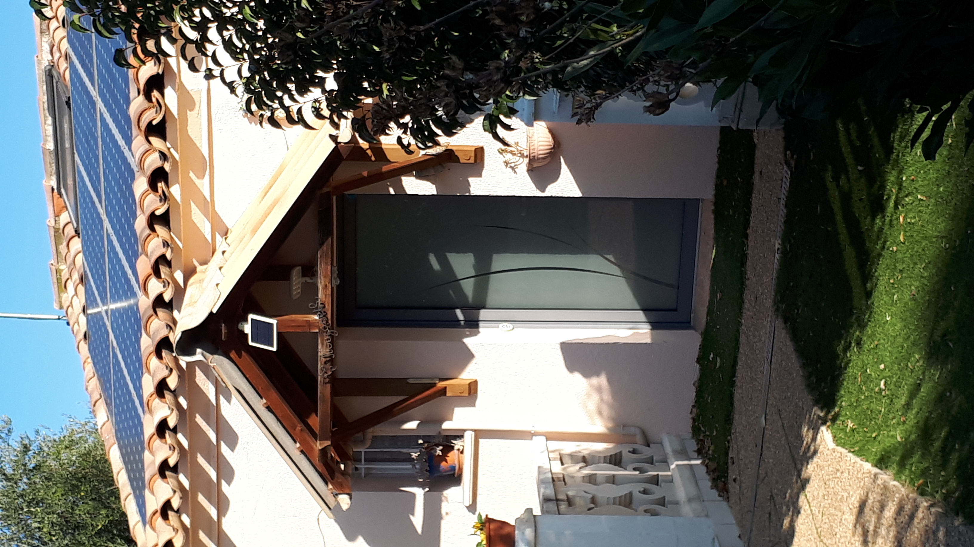 porte aluminium et verre