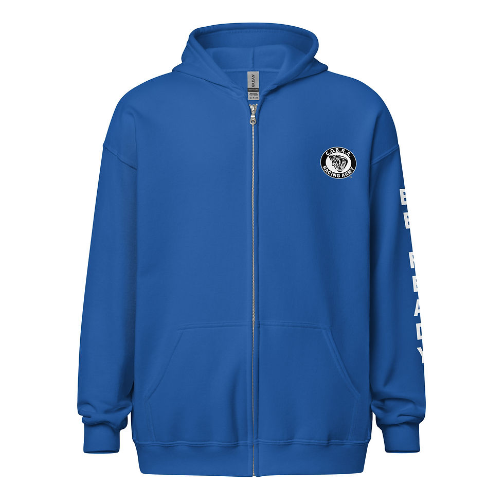 Thumbnail: The C.O.B.R.A. Signature Hoodie (Black White Logo & White Tagline)