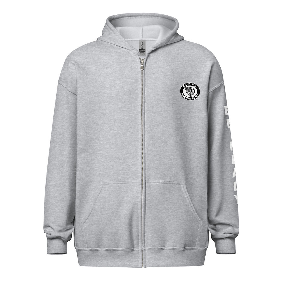 Thumbnail: The C.O.B.R.A. Signature Hoodie (Black White Logo & White Tagline)
