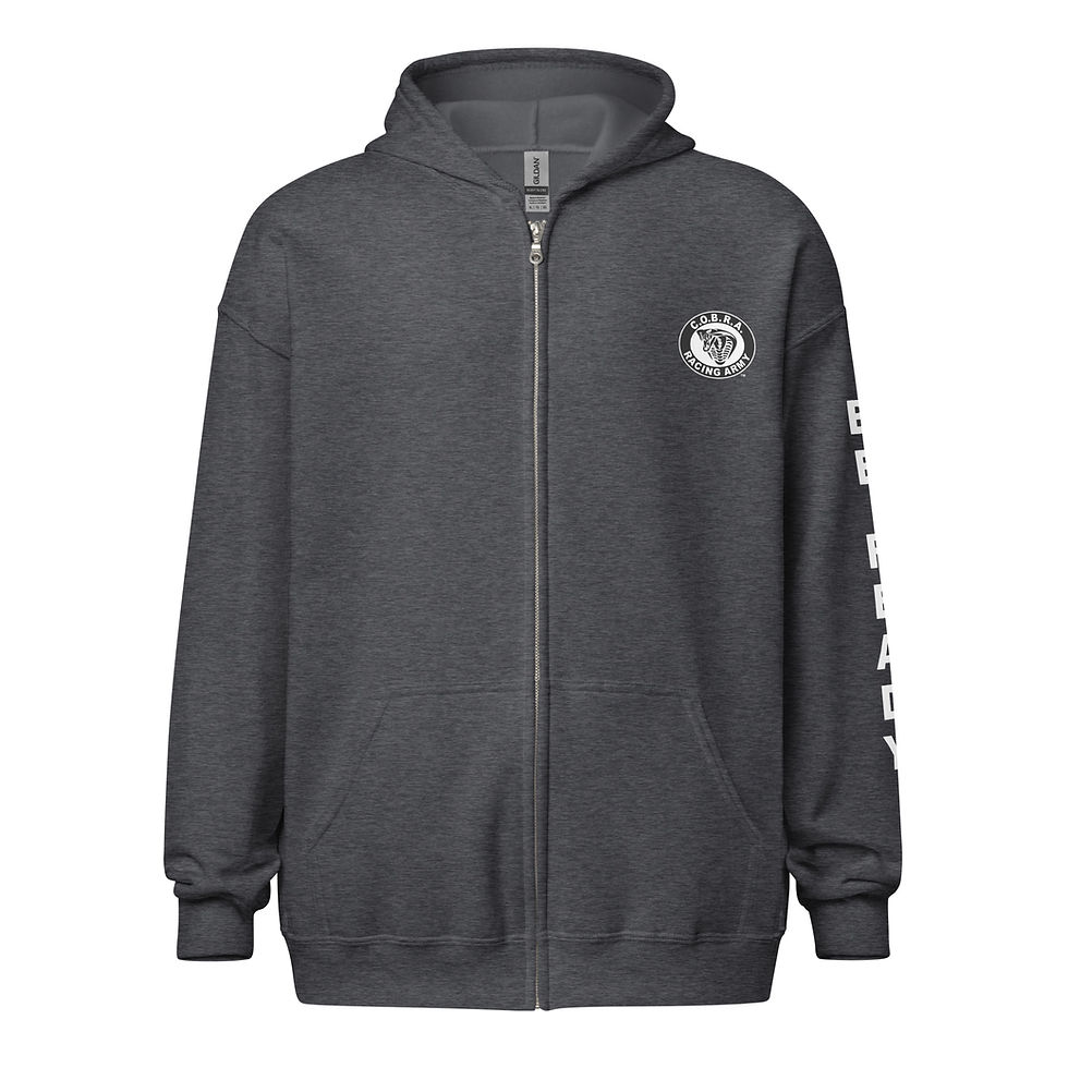 Thumbnail: The C.O.B.R.A. Signature Hoodie (Black White Logo & White Tagline)