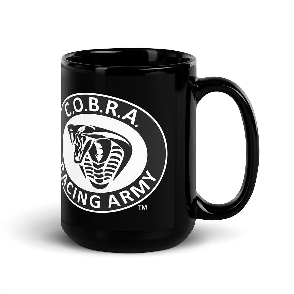 Thumbnail: Black Glossy C.O.B.R.A. RACING ARMY Mug