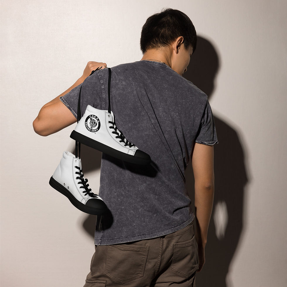 Thumbnail: Men’s C.O.B.R.A. high top canvas shoes