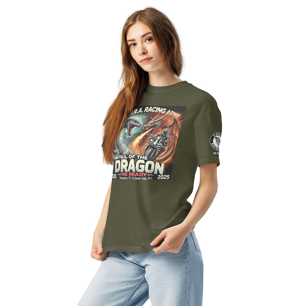 Thumbnail: C.O.B.R.A. Summer Ride – Tail of the Dragon 2025 heavyweight t-shirt