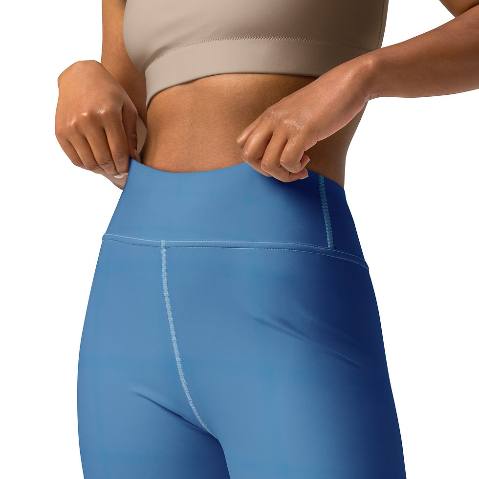 Thumbnail: Steel Blue Yoga Leggings