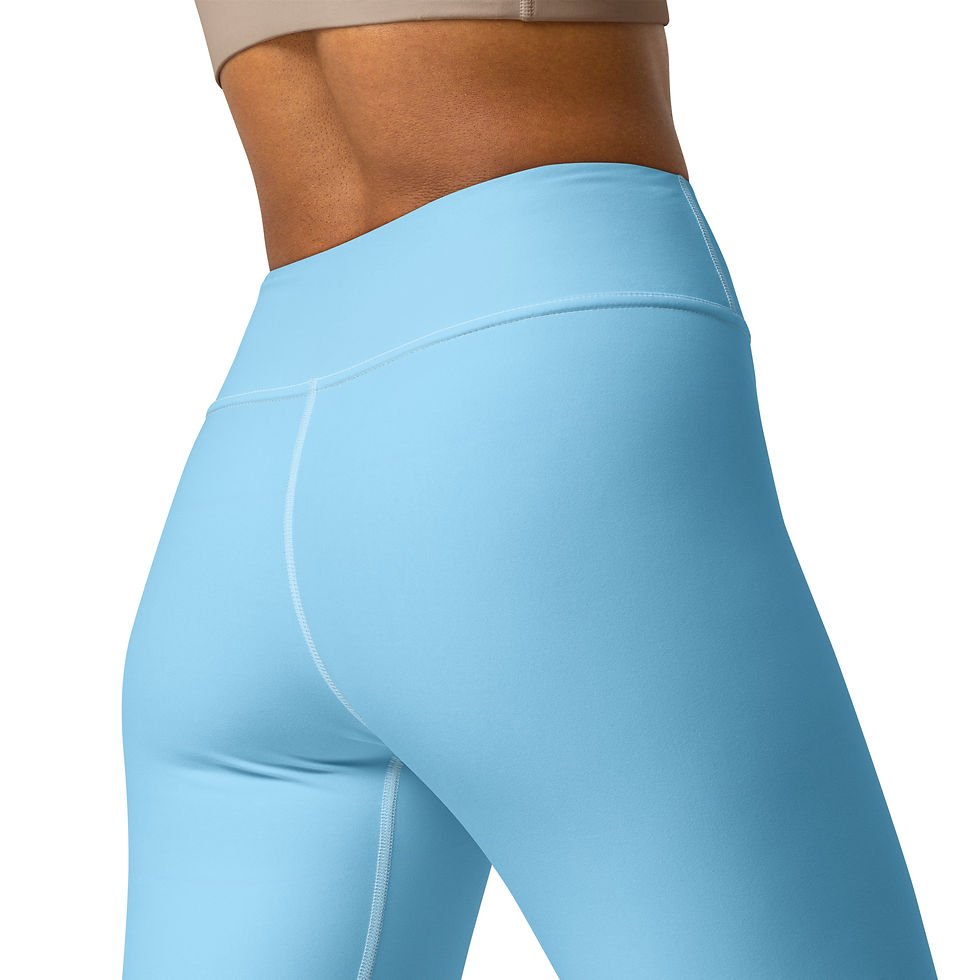Thumbnail: Columbia Blue Yoga Leggings
