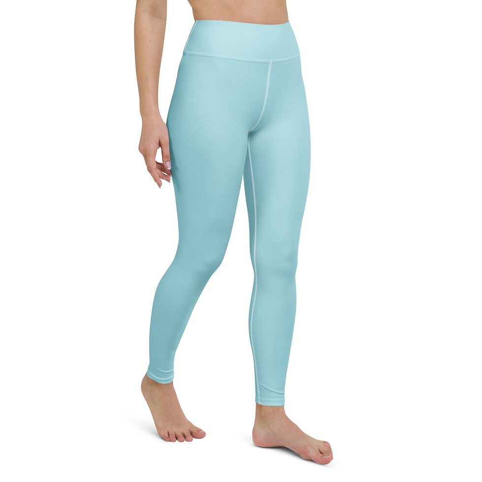 Thumbnail: Powder Blue Yoga Leggings