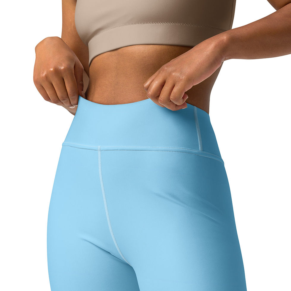 Thumbnail: Columbia Blue Yoga Leggings