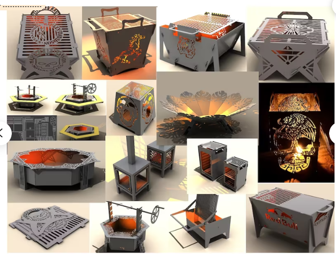 Miniatura: 200 modelos de fogones y braseros. Consulte
