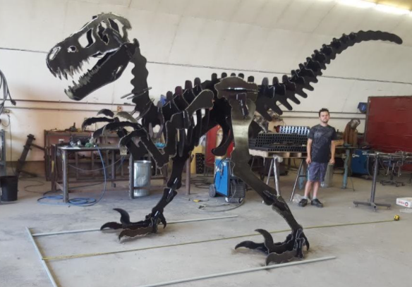 Miniatura: Dinosaurios de 2m