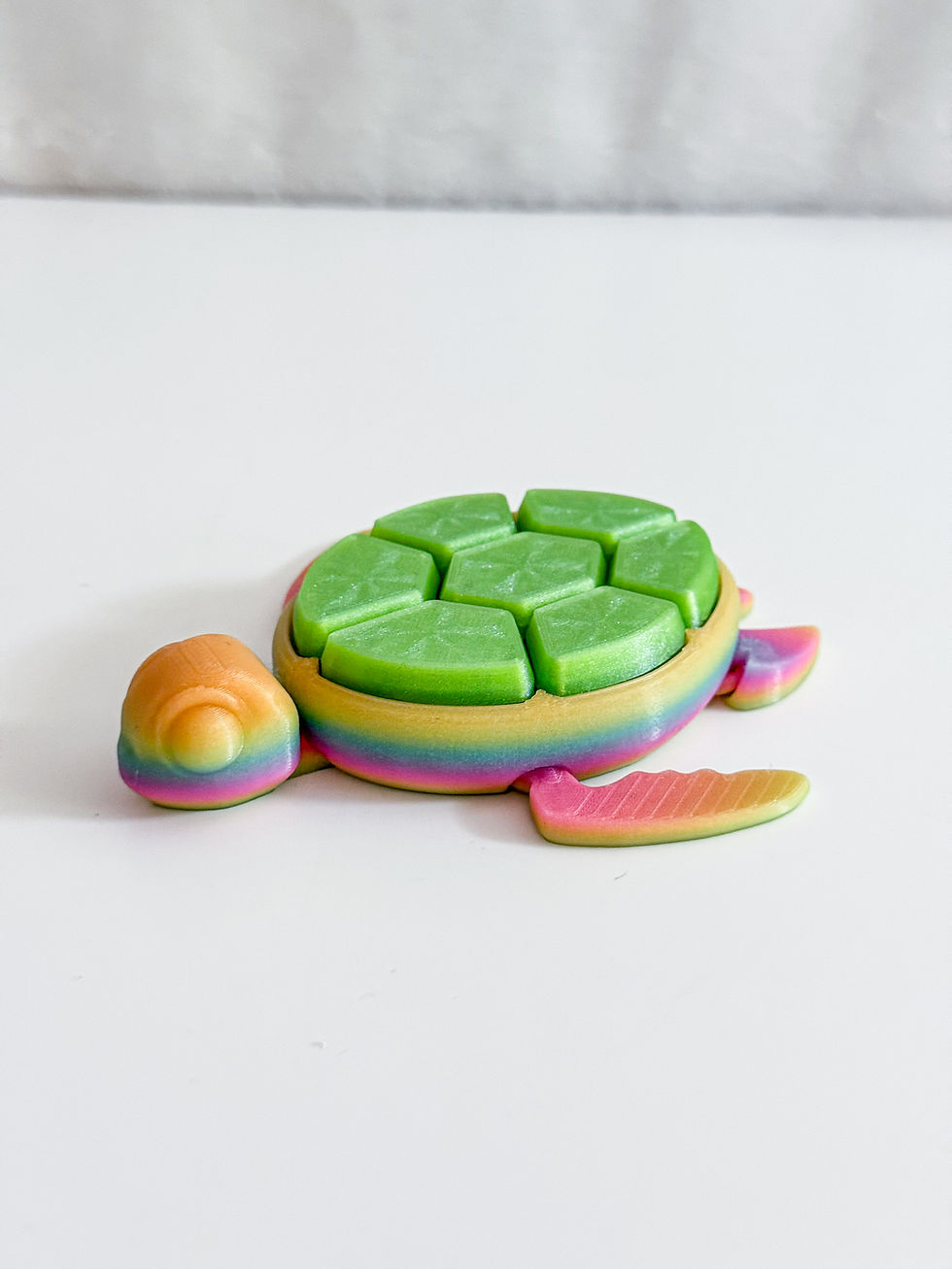 Thumbnail: Rainbow Glow Turtl Fidget Clicker | Party Favors | Fidget Toy | Pawpular Prints