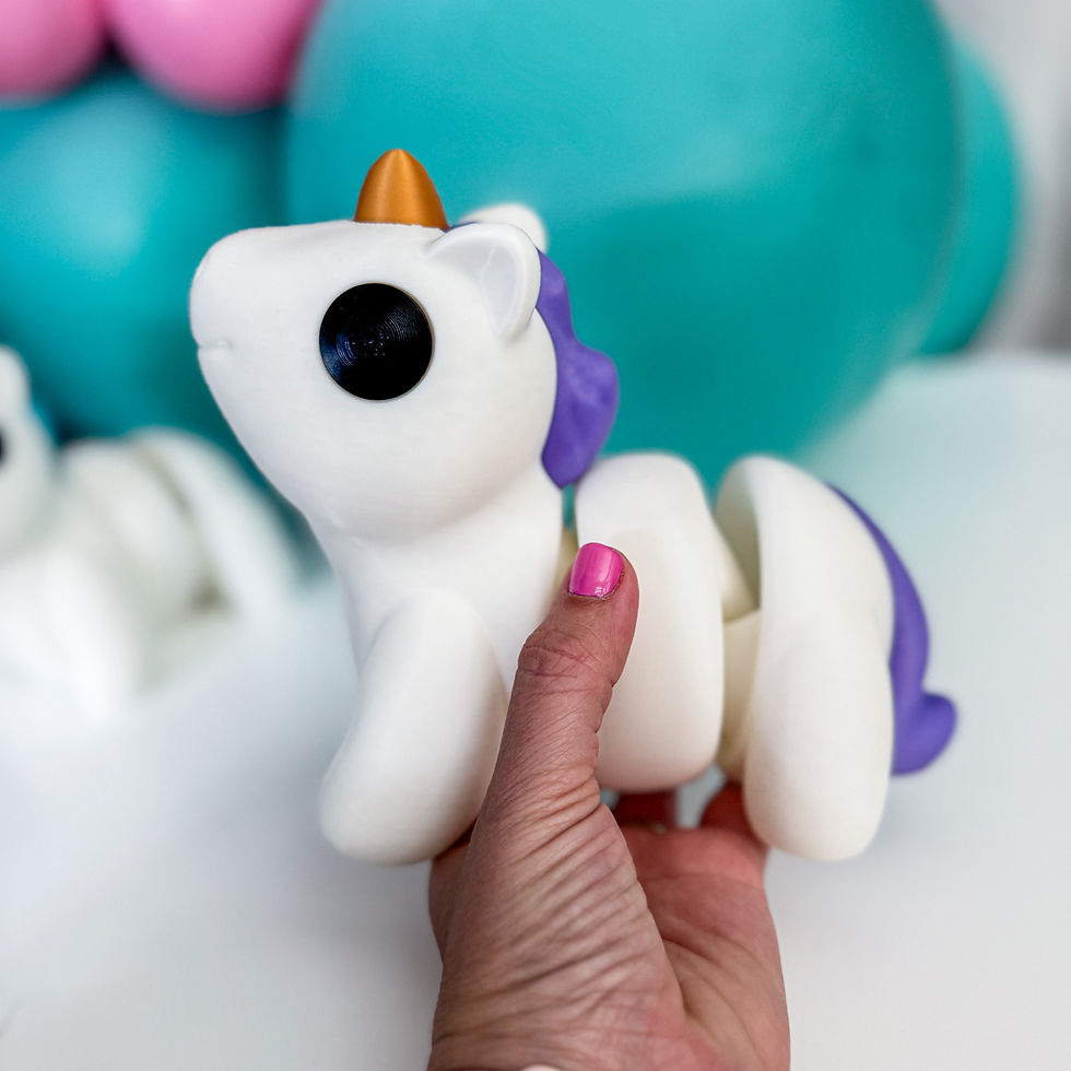 Thumbnail: Jumbo Unicorn | Fidget Toy | 3D Print | Zou3D