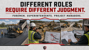 Different Roles Require Different Judgment