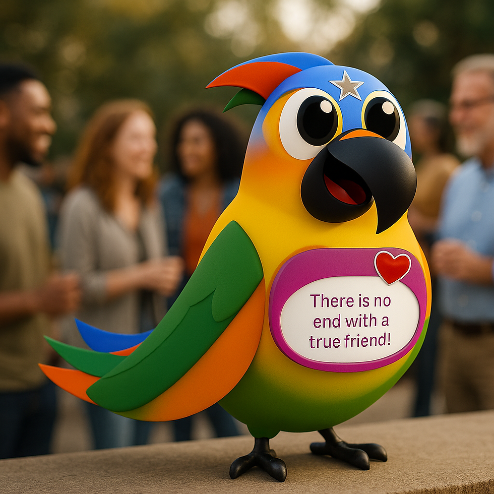 20250605_2132_3D Parrot Gathering_remix_01jx0nsqhxetct1ycfhbmms68b.png