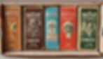 Eye-level view of packs of native cigarettes on a rustic wooden table