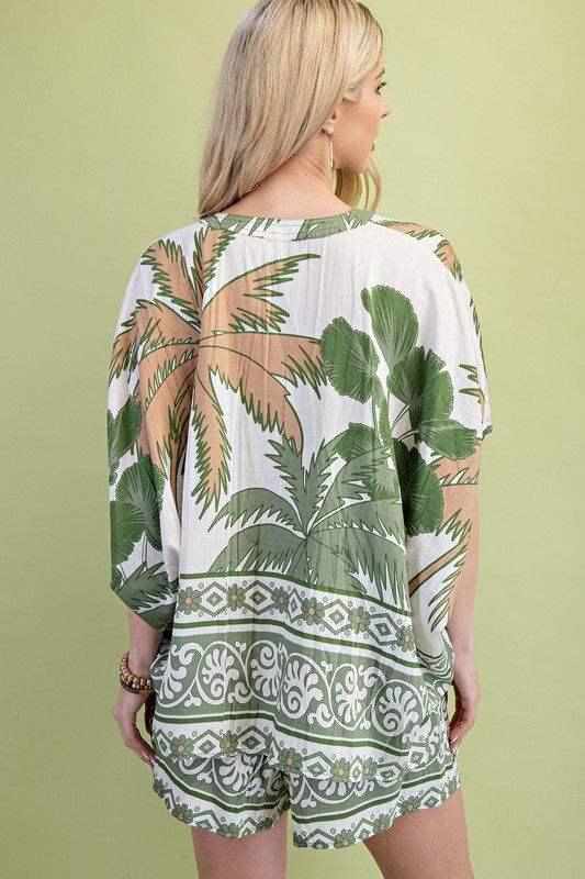 Thumbnail: Island Tropics Print Top 