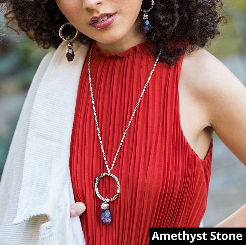 Thumbnail: Banjara Antiqued Ring Necklace