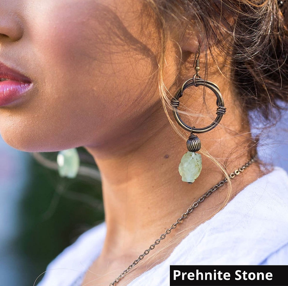 Thumbnail: Banjara Antiqued Ring Earrings