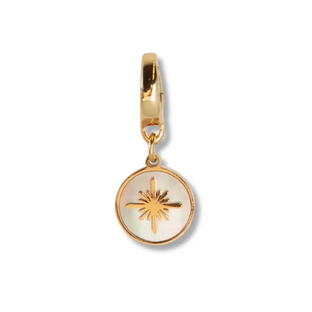 STAR, MOTHER OF PEARL CHARM