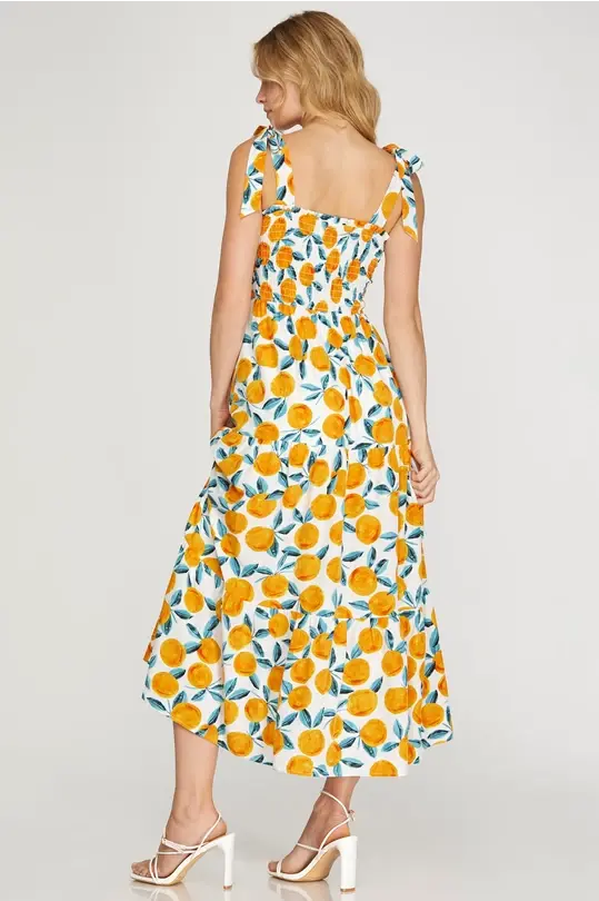 Spring Fling Citrus Sundress 